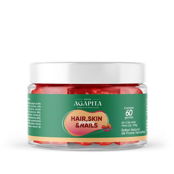 Hair Skin Nails Gummy Botica Agapita 60 Gomas