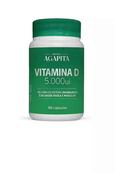 Vitamina D 5000ui 60 Cápsulas