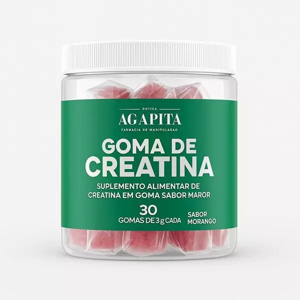Creatina em Goma 3g 30 Gomas